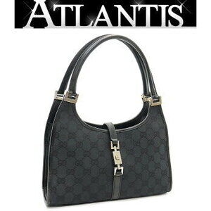 Gucci Jackie handbag GG black canvas